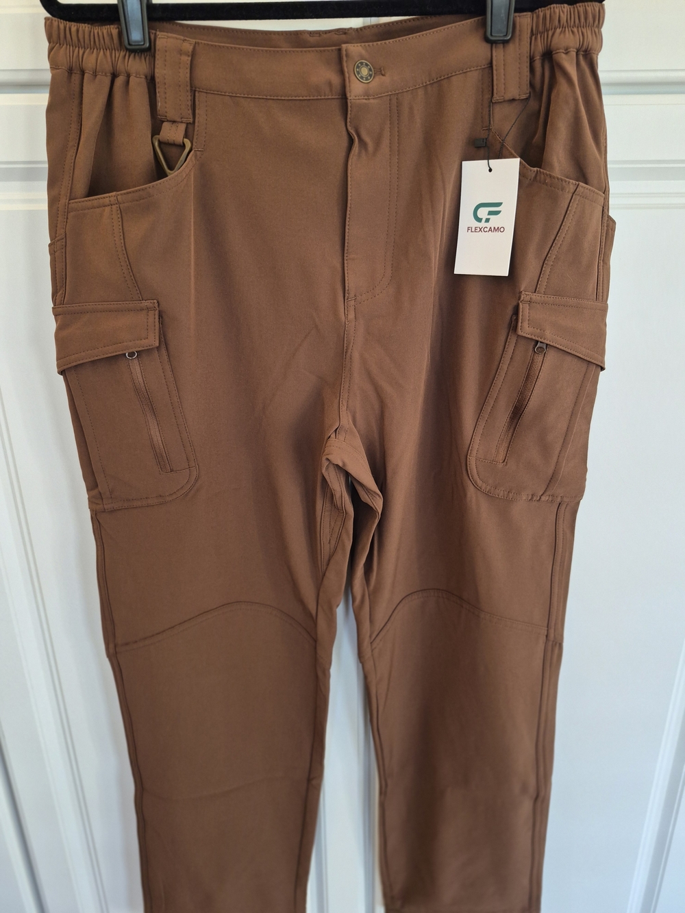 NWT Flexcamo Brown Cargo Pants with Utility Pockets
